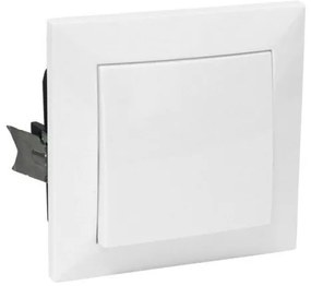 Διακόπτης Μονός Αλέ Ρετούρ 10A Πλήρης Lumen-15-0200-Λευκό 15-0200