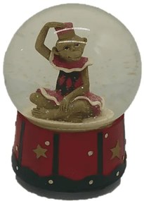 Bonsai Home Χριστουγεννιάτικη Μπάλα Μαϊμού Κόκκινο