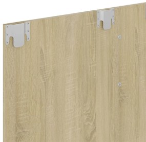vidaXL Έπιπλο Τηλεόρασης Τοίχου Sonoma Δρυς 120x23,5x90εκ. Μοριοσανίδα