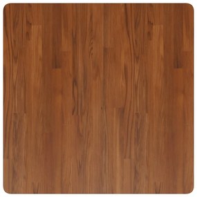 vidaXL Επιφάνεια Τραπεζιού Τετράγωνη Σκ. Καφέ 80x80x4 εκ. Ξύλο Δρυς