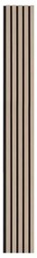 VEVOR Wood Slat Acoustic Panels 7.9 x 94.5 inch for Modern Wall Decor Silver Wood