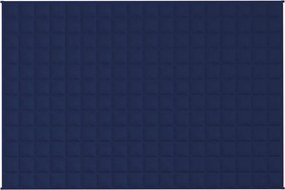 vidaXL Κουβέρτα Βαρύτητας Μπλε 122 x 183 εκ. 5 κ. Υφασμάτινη