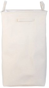 Estia 02-18764 Καλάθι Απλύτων 35x35x60cm Συνθετικό Υλικό, Ivory