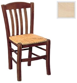 Καρέκλα Ψάθα Casa Ρ966,0 Άβαφη Αβίδωτη 42x45x88cm