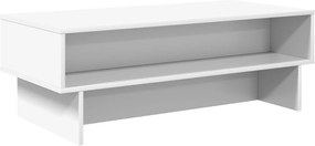 vidaXL Τραπεζάκι σαλονιού Λευκό 100 x 46 x 35 εκ. Επεξεργασμένο ξύλο
