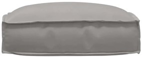 vidaXL Μαξιλάρι παλέτας για κάθισμα Γκρι 50 x 50 x 12 cm Ύφασμα Oxford