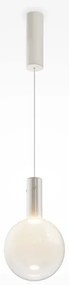 Κρεμαστό Φωτιστικό Οροφής LED 4W Γυαλί Φ20cm Nebula Maytoni-MOD182PL-L4W3K-Λευκό MOD182PL-L4W3K
