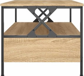 vidaXL Τραπεζάκι Σαλονιού Sonoma Δρυς 100 x 51 x 45 εκ. Επεξεργ. Ξύλο