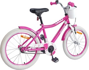 vidaXL Παιδικό Ποδήλατο 18 ίντσες για 5-7 ετών Ροζ