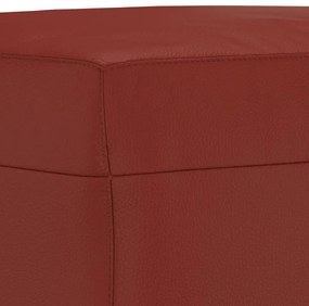 vidaXL Πάγκος Μπορντό 100x35x41 εκ. Υφασμάτινος
