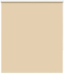 Roller Blind Blackout Μπεζ 140x130 cm Πλάτος υφάσματος 136,6cm