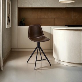 Isabel Bar Chair Dark Brown