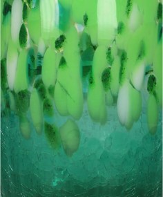 Βάζο ArteLibre Πράσινο Γυαλί 19x19x21.5cm