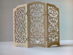 Intra απο ξύλο plywood 3mm-4mm πάχος - Διακοσμητική αναδιπλούμενη οθόνη Δίασταση 30x30 cm Intraeaxys-ro6yvj27