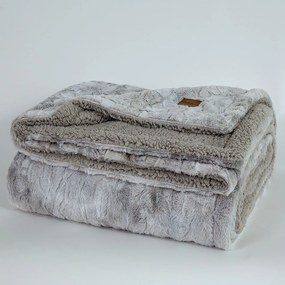 Κουβέρτα Cloud Light Gray Nima Μονό 150x220cm Πολυέστερ