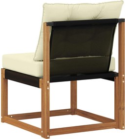 vidaXL Εξωτερικός μεσαίος καναπές