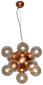 Φωτιστικό Οροφής Κρεμαστό HL-3598 M 77-4362 Marte Copper Homelighting Metal