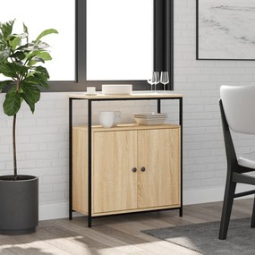 vidaXL Μπουφές Sonoma Δρυς 70x30x80 εκ. από Τεχνητό Ξύλο