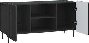 vidaXL Ντουλάπι TV Μαύρο 102 x 34,5 x 52 εκ Επεξεργασμένο Ξύλο