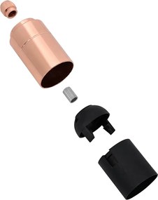 vidaXL Λαμπτήρες 2 τεμάχια Rose Gold E27