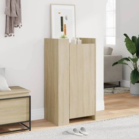 vidaXL Παπουτσοθήκη Sonoma Δρυς 52x37,5x100 εκ. από Επεξεργασμένο Ξύλο