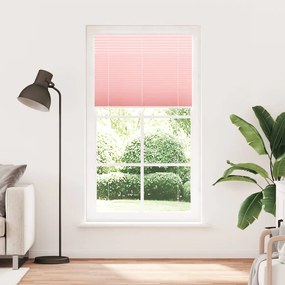 vidaXL Πλισέ Στόρι Ροζ 105x200 εκ. Πλάτος Υφάσματος 104,4 εκ. Πολυεστέρας