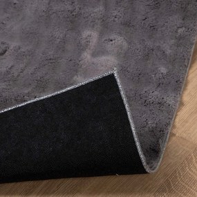 vidaXL Χαλιά χώρου τετράγωνο SIROLO Ανθρακί 200 x 200 cm Πολυεστέρας