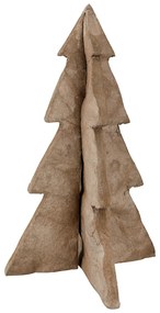 Διακοσμητικό Αντικείμενο Χριστουγεννιάτικο Δέντρο 'Nordic' Χαρτοπολτός Καφέ 16x16.5x26.5cm