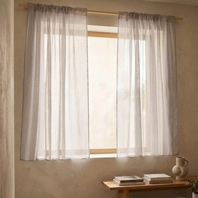 Κουρτίνα Παραθύρου (140x140) Με Τρέσα Easy Home Marimba Grey