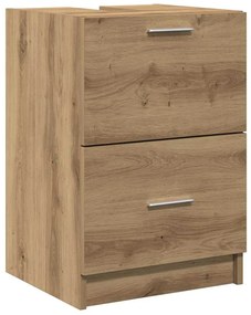vidaXL Ντουλάπι Νεροχύτη με συρτάρι Artisan Oak 40 x 37 x 59 cm