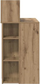 vidaXL Γραφείο Artisan Oak Επεξεργασμένο ξύλο 90 x 48 x 101,5 εκ.