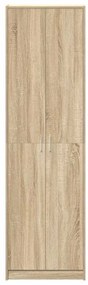 vidaXL Ντουλάπι Sonoma Δρυς 55 x 25 x 189 εκ. Επεξεργασμένο ξύλο