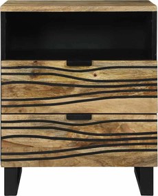 vidaXL Κομοδίνο Φυσικό 50 x 33 x 62 εκ. Επεξεργασμένο Ξύλο