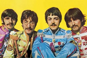 Αφίσα Beatles - Lonely Hearts Club, (91.5 x 61 cm)