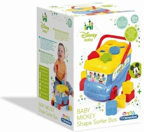 Διαδραστικό Παιδικό Παιχνίδι Clementoni The Mickey Mouse Bus 9 Τεμάχια