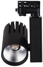 Σποτ Φωτιστικό Τριφασικής Ράγας LED 30W IP20 3000K Μαύρο T00801-BL Inlight-T00801-BL-Μαύρο T00801-BL