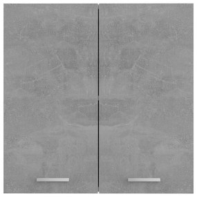 vidaXL Ντουλάπι Κρεμαστό Γκρι Σκυροδέματος 60x31x60 εκ. από Επεξ. Ξύλο