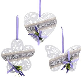 ΔΙΑΚΟΣΜΗΤΙΚΟ ΞΥΛΙΝΟ ΚΡΕΜΑΣΤΟ ΣΕ 3 ΣΧΕΔΙΑ 21x23εκ.