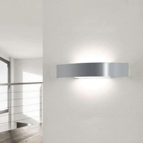 Φωτιστικό Τοίχου Clip/LED CR 3285 40x7,5x7cm 10W Chrome Sikrea Μέταλλο