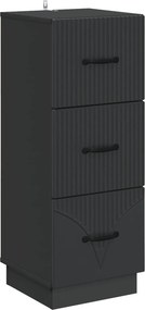 vidaXL Ντουλάπι με Συρτάρια 33 x 34,5 x 87 εκ. Επεξεργασμένο Ξύλο