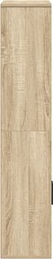vidaXL Βιβλιοθήκη Sonoma Δρυς 60x24x120 εκ. από Επεξεργασμένο Ξύλο