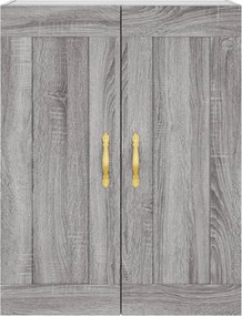 vidaXL Ντουλάπι Επιτοίχιο Γκρι Sonoma 69,5 x 34 x 90 εκ. Επεξεργ. Ξύλο