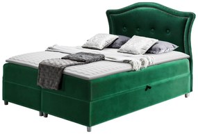 Επενδυμένο κρεβάτι Bedran-Prasino-120 x 200