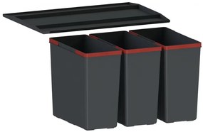 Franke Easysort 600-3-0 Εργονομικός Κάδος Απορριμάτων 42lt