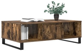 vidaXL Τραπεζάκι Σαλονιού Καπνιστή Δρυς 104x60x35 εκ. Επεξεργ. Ξύλο