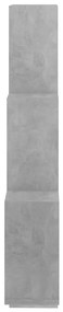 Ραφιέρα Τοίχου με Κύβους Γκρι Σκυρ. 78x15x93 εκ. Επεξ. Ξύλο - Γκρι