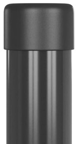 vidaXL Στύλος Περιφράξεων 2 pcs Γκρι 70 cm Ατσάλι με Επικάλυψη Πούδρας