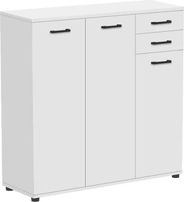 Παπουτσοθήκη - Ντουλάπι Polly Megapap χρώμα λευκό 108x35x108εκ.