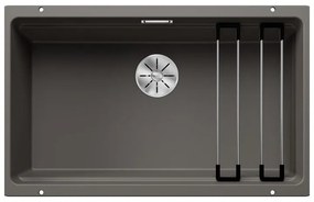 Blanco Etagon 700-U Volcano Grey SILGRANIT® PuraDur® Γρανιτένιος Νεροχύτης 80cm