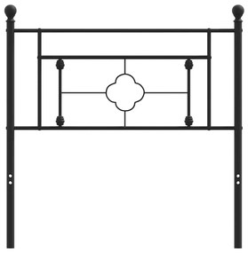 vidaXL Κεφαλάρι Μαύρο 100 εκ. Μεταλλικό